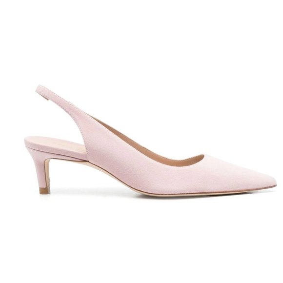 Stuart Weitzman Pink sling back kitten heels sz6.5N - Picture 12 of 12